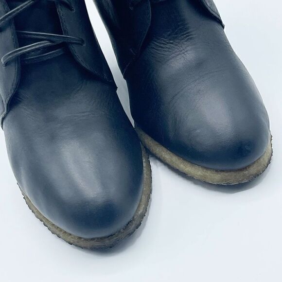 Louise et Cie rubber sole leather black booties - Women’s 6.5 / 36.5 - Picture 5 of 12